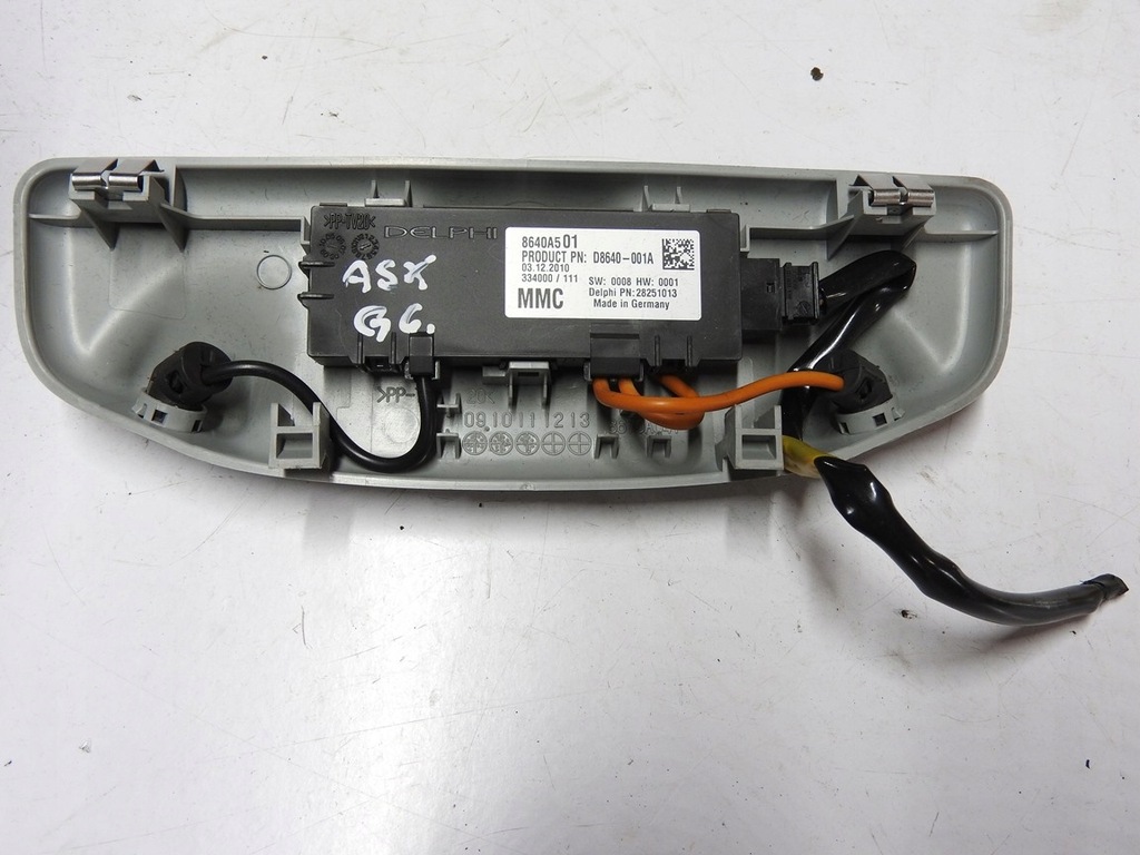 фото №6, Mitsubishi asx i 10-12 модуль сигналізація датчик руху 8640a501 8670a047