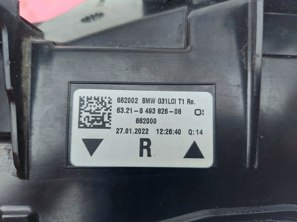 фото №6, Bmw 5 g31 lci lift лампа правая задняя задняя kombi