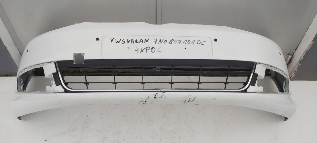 Купить Vw sharan 7n0807101dc бампер передний 4xpdc