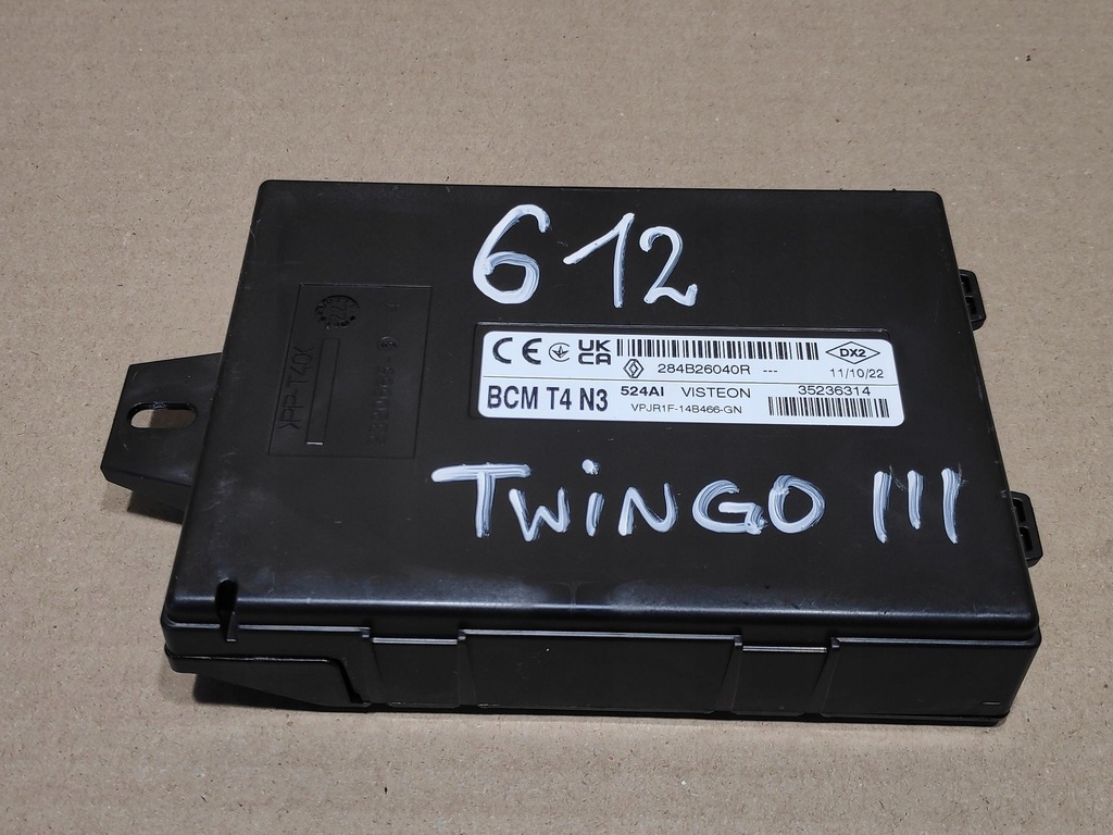 фото №1, Модуль блок управления bcm renault twingo iii 284b26040r