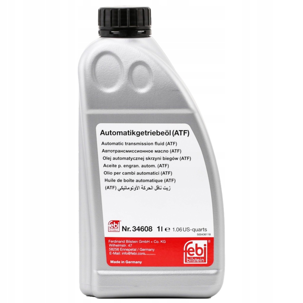 фото №1, Олія do автоматичної коробки передач 34608 1l