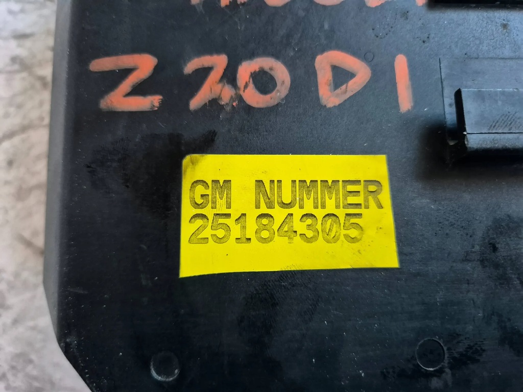 фото №6, Бортовой компьютер блок управления двигателя 25184305 chevrolet cruze 2.0 dci