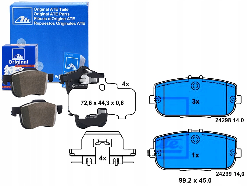 фото №8, Тормозные колодки ham задняя mazda mx-5 iii 05-