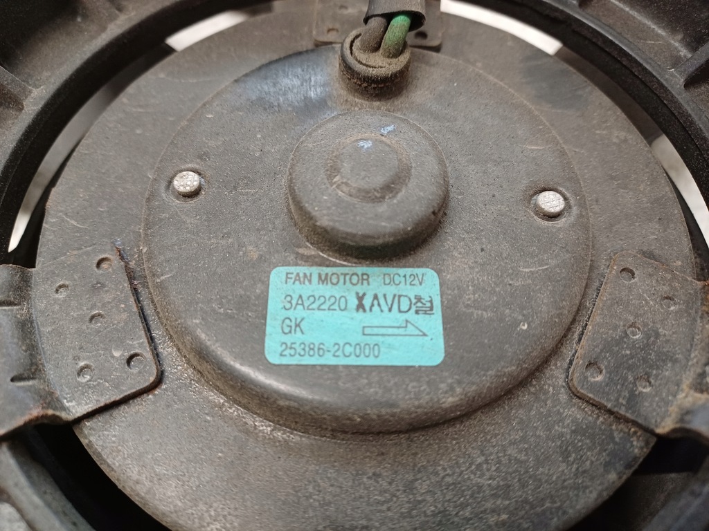 фото №7, Hyundai tiburon 96- вентилятор радіатора 253862c000