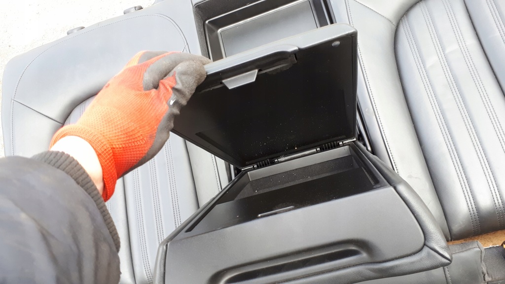 фото №13, A7 4g заднє сидіння спинка задня шкіра sline czarna