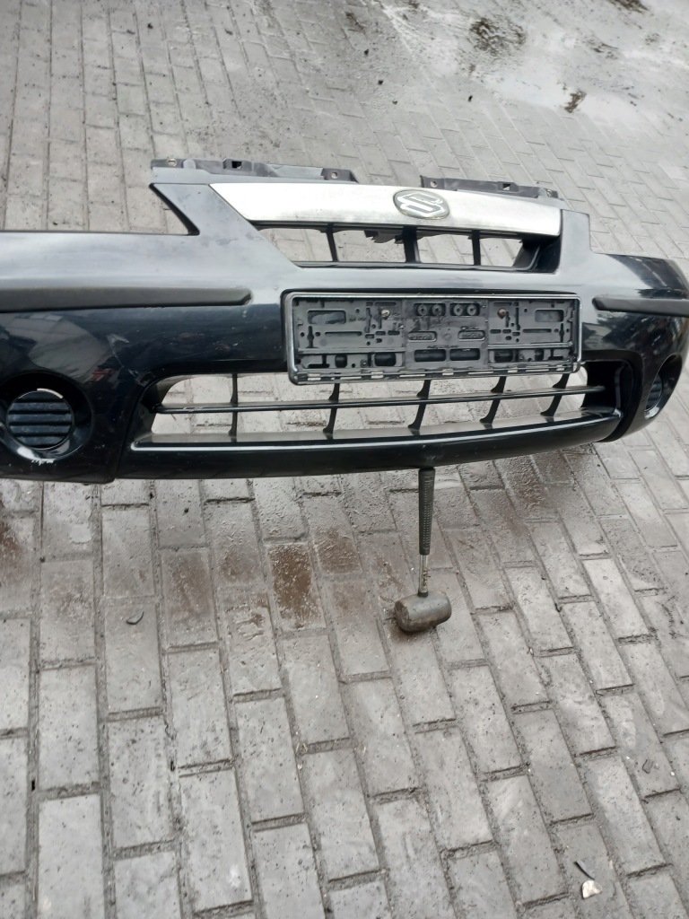 Бампер передний комплектный  оригинал suzuki liana цвет zj3 чёрный Недорого