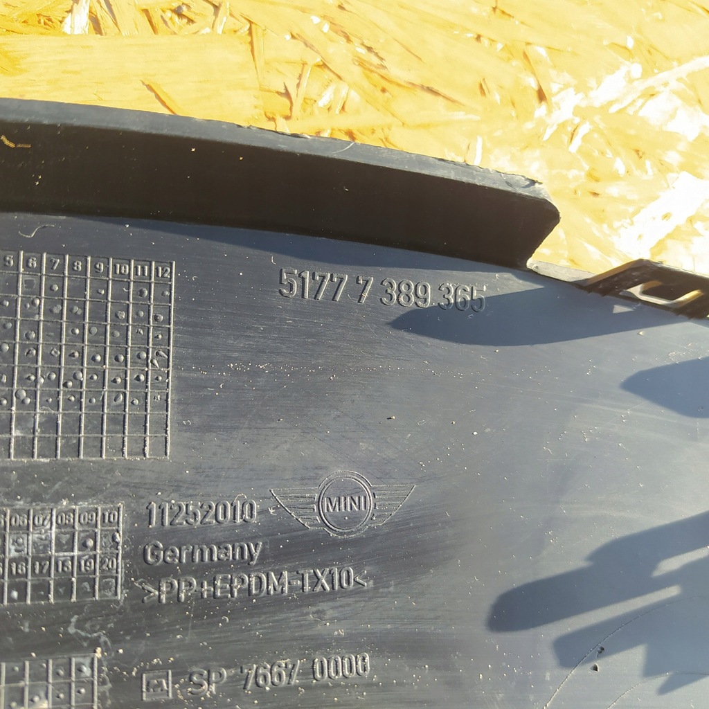 фото №9, Mini f60 молдинг крыла левый перед передняя pdc 7389365