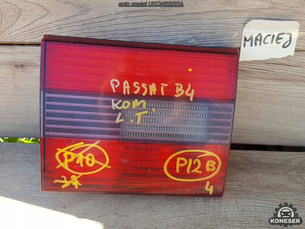 фото №1, Лампа задняя левая левый задняя volkswagen passat b4