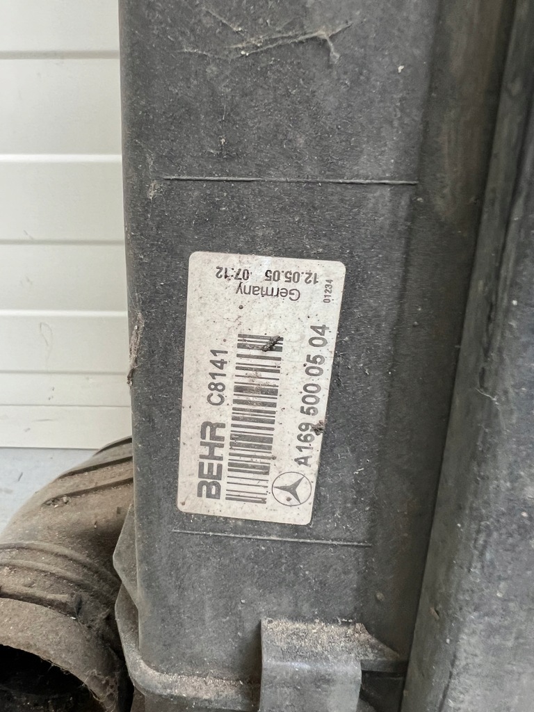 фото №12, Комплект радіатор радіатор mercedes b-klasa w245 дизель автоматична коробка передач