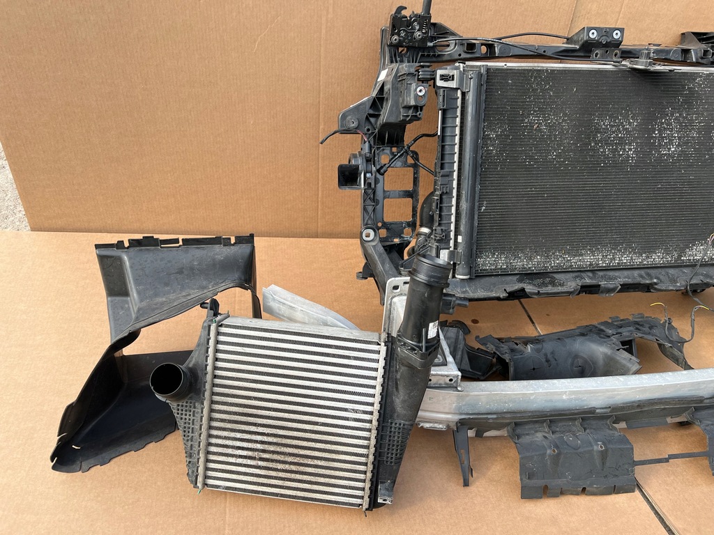 фото №6, Audi sq7 4m lift 2020 4,0 tdi pas передний радиатор интеркулер комплект