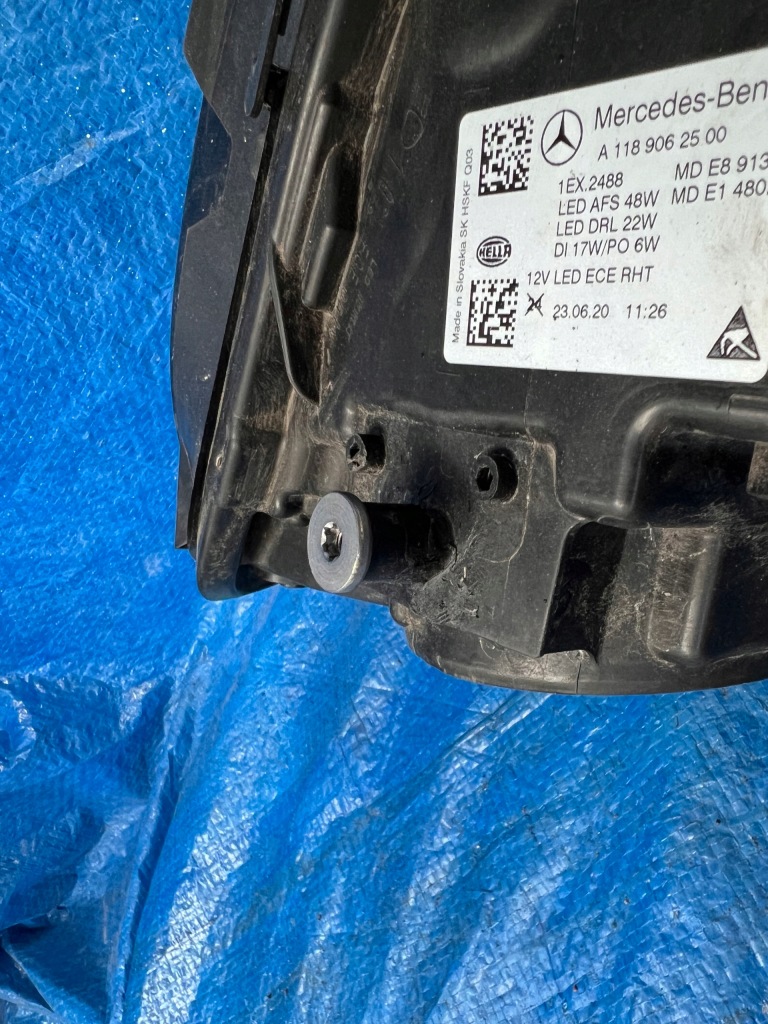 Mercedes-benz оригінальний номер a1189062500 фара high Оригінал