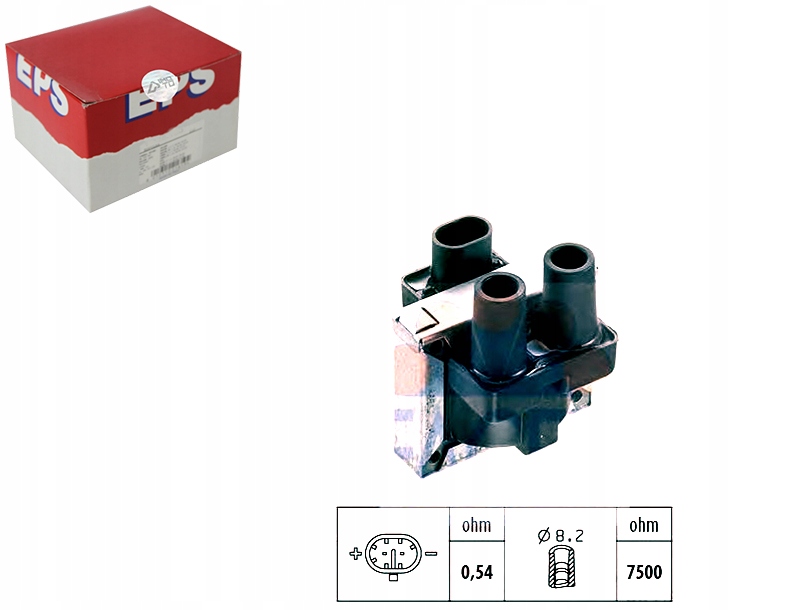 фото №1, Котушка запалювання fiat cc tipo eps