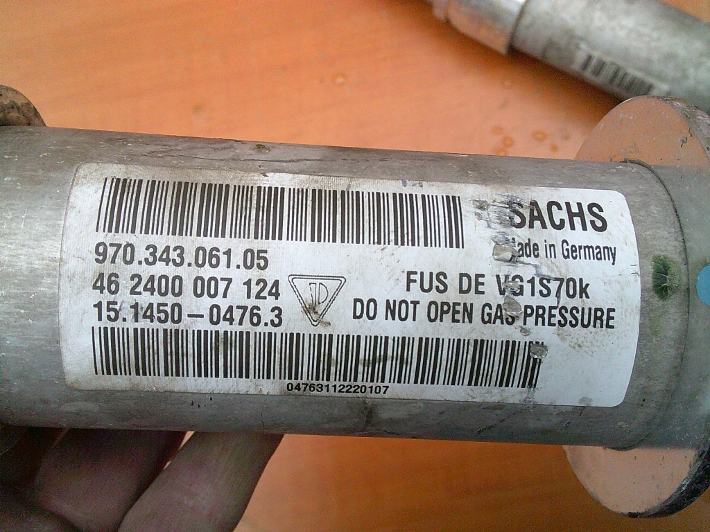 фото №14, Porsche panamera 970 амортизатор перед передній правий лівий sachs 97034306105