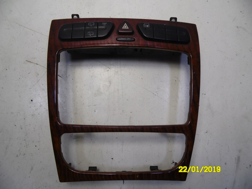 фото №1, Панель аварійних рамка радіо mercedes w203 c klasa