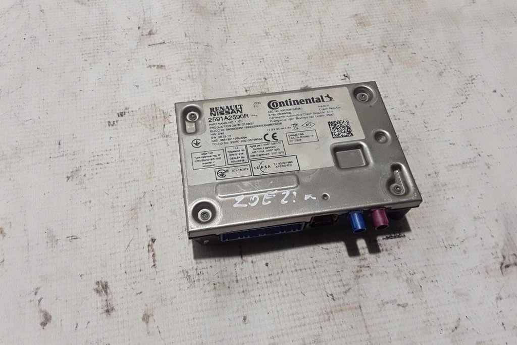 фото №1, Модуль блютуз renault zoe bfm_ 2591a2590r 0.0l electric 2020