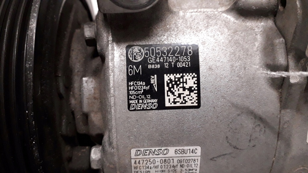 фото №4, Alfa romeo giulia компрессор кондиционера 50532278