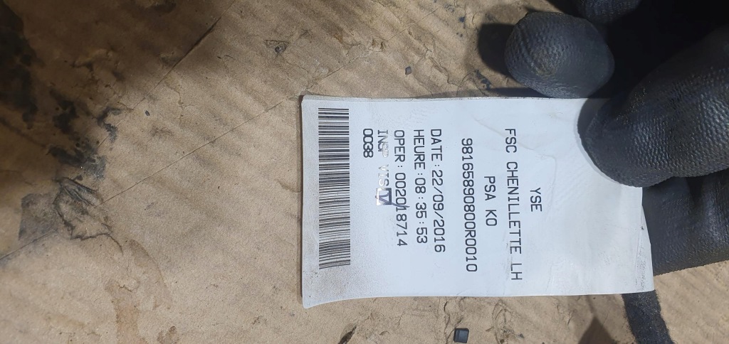 Джгут двері розсувних лівих citroen jumpy iii 9816589080 Зі Шроту