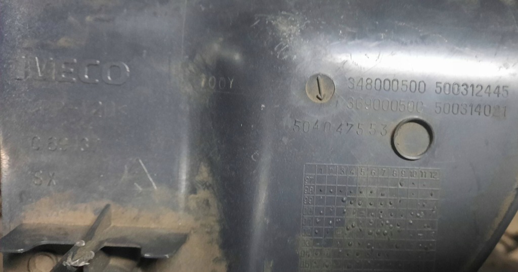 Купити Молдинг стійка iveco daily iv 348000500