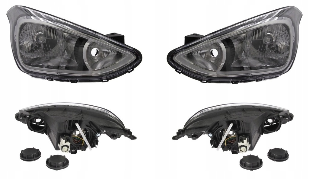 фото №1, Фара лампа hyundai i10 14- l+p tyc