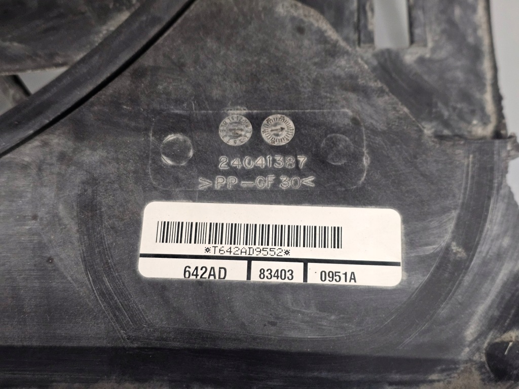 Jeep wrangler jk 07-18 вентилятор радіатора 3.6b 24041387 америка Оригінал