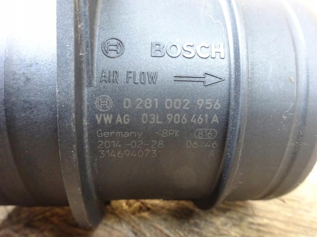 Audi a3 8p a4 b8 8k golf vi 2.0 tdi витратомір 03l906461a 0281002956 Зі Шроту