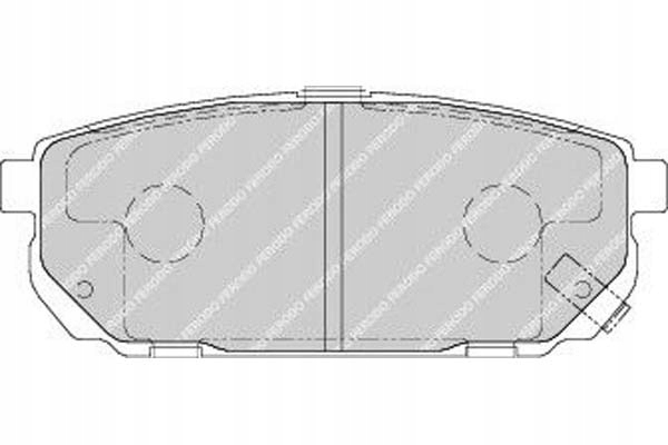 фото №1, Ferodo тормозные колодки тормозные kia sorento i 2.4-3.5 08.0