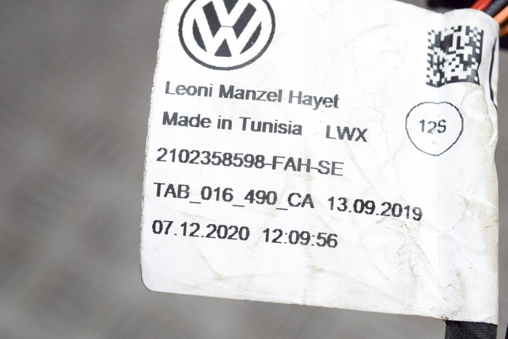 фото №10, Vw id.3 e11 жгут кабельная 1ea971658a электрика 107kw 2021