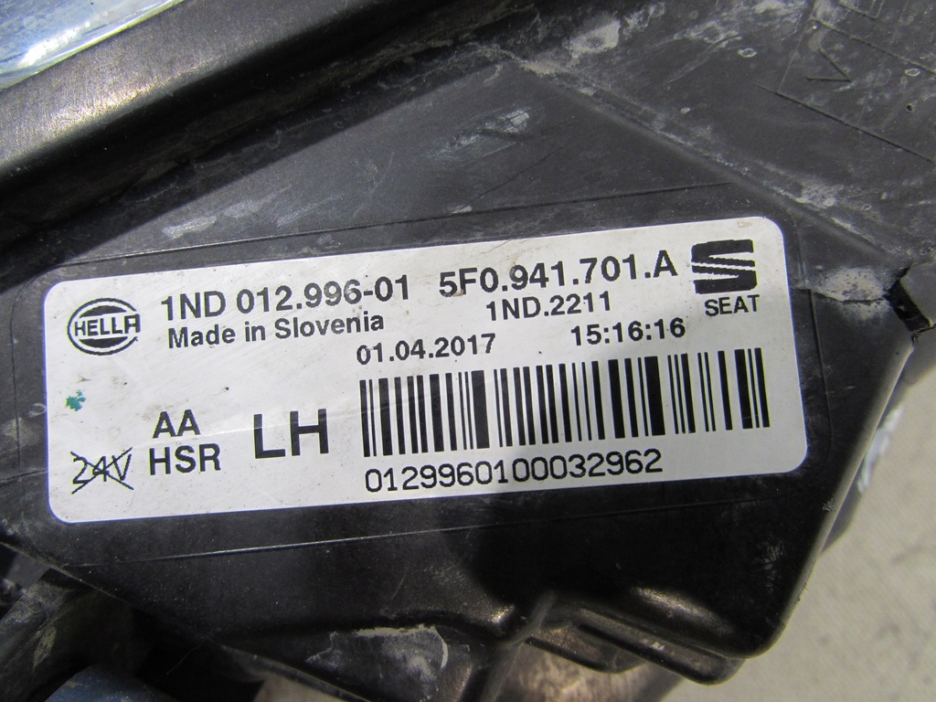 фото №12, Протитуманна фара лампа протитуманна лівий seat leon iii lift fr cupra