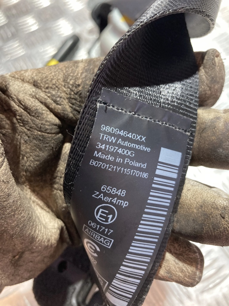 фото №2, Pas безпеки лівий перед citroen c5 aircross 18-