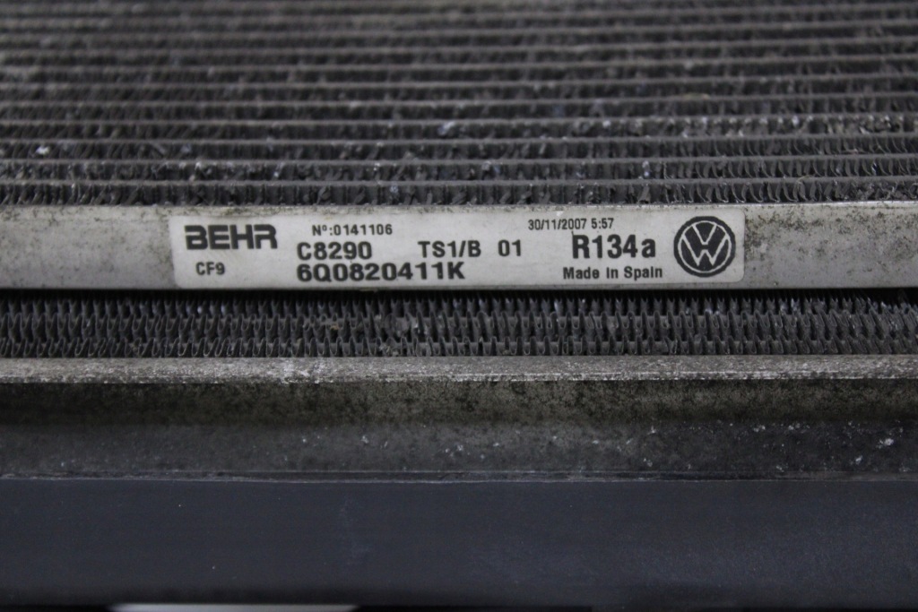 фото №9, Комплект радіатор вентилятор seat ibiza iii lift 2008r 1.9 tdi 6q0121253r