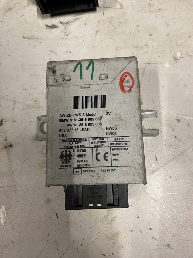 фото №1, Модуль блок управления ews 6905667 bmw x5 e53