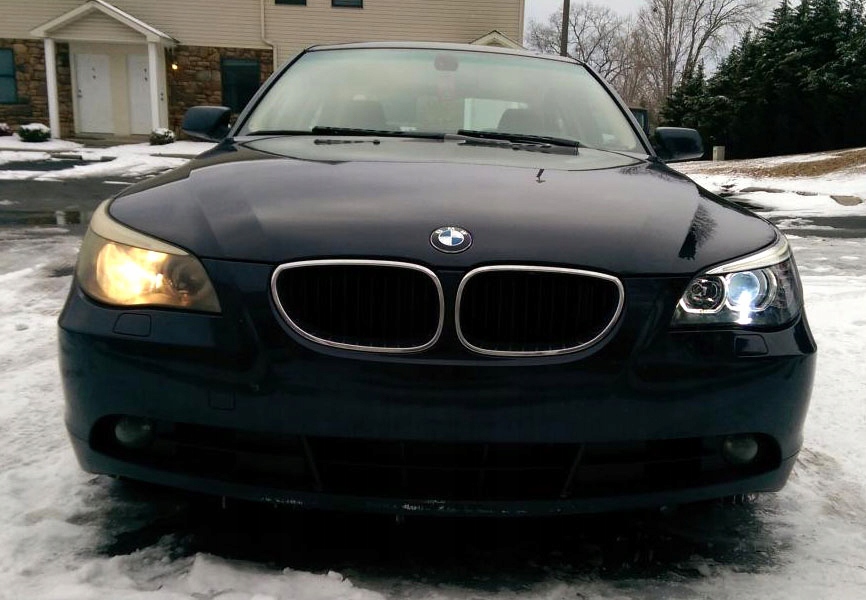 фото №16, Bmw 5 e60 e61 03-07 лампи фари перед przedniesoczewki h7 кільця led