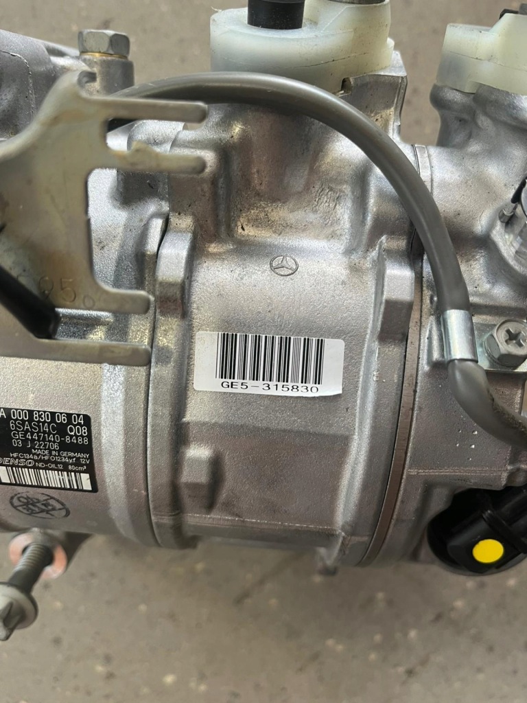 фото №4, Компресор кондиціонера компресор mercedes w206 w214 cle a0008300604 denso