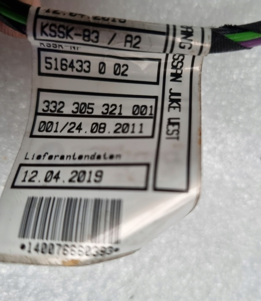 фото №12, Джгут електропроводка фаркоп модуль westfalia nissan juke 332305321001