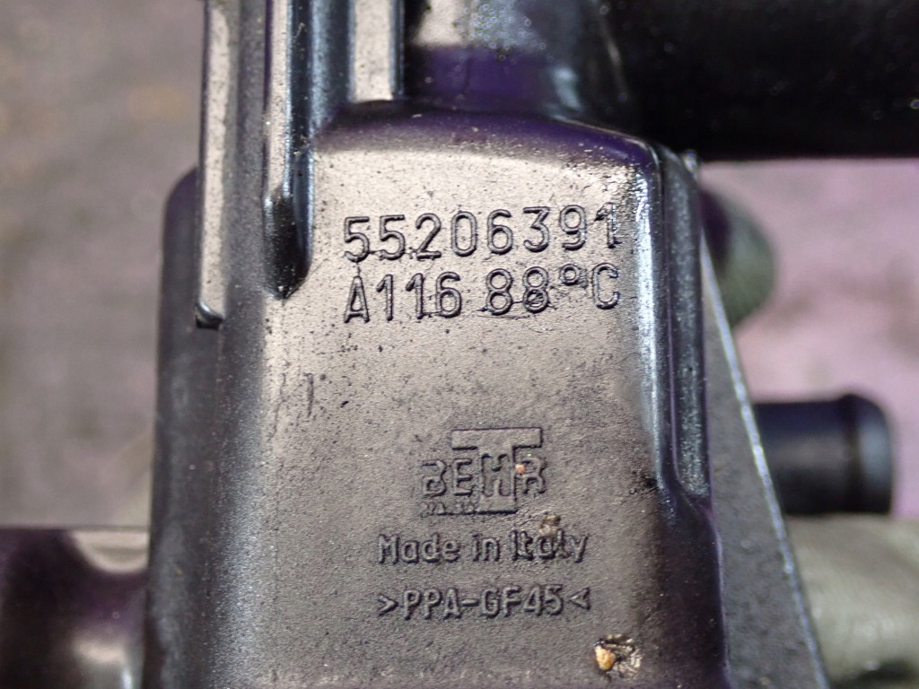 фото №6, Opel corsa e 14- 1.3 cdti корпус термостата шланг водяний 55206391 b13dtc