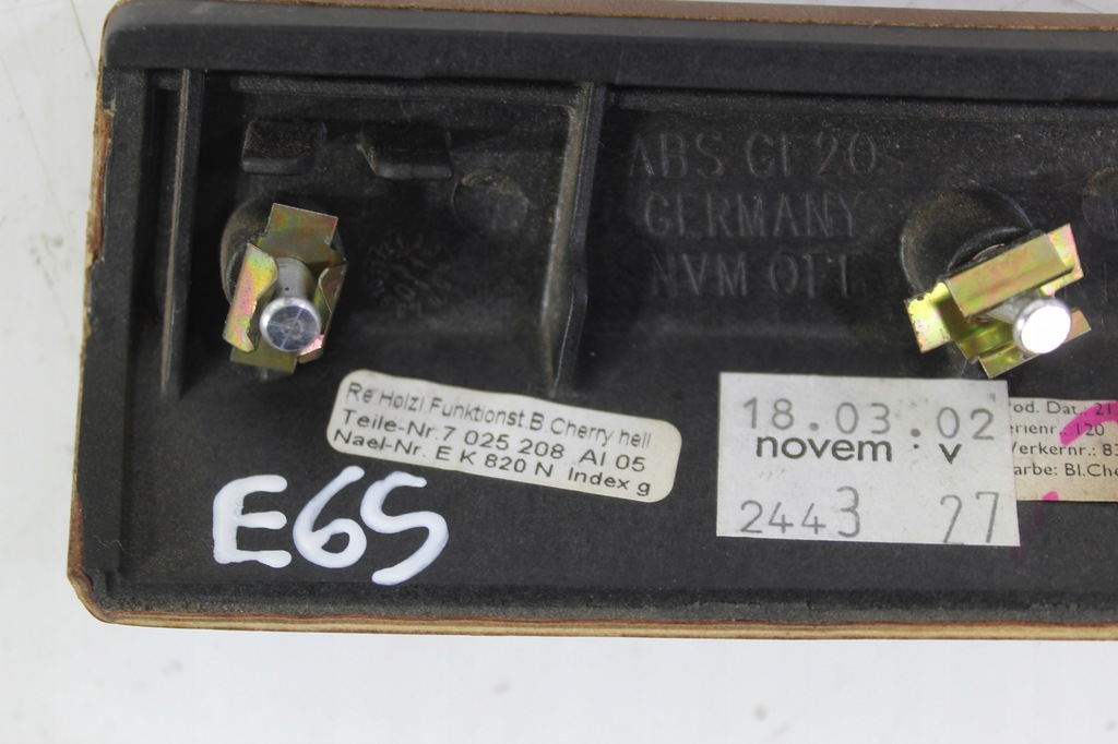 фото №5, Dekor заглушка консоли bmw seria 7 e65 7025208