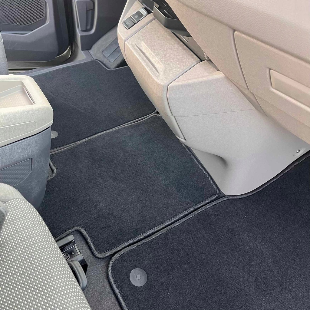 фото №9, Килимки велюрові тканинний гумові od знизу vw новий multivan t7 volkswagen