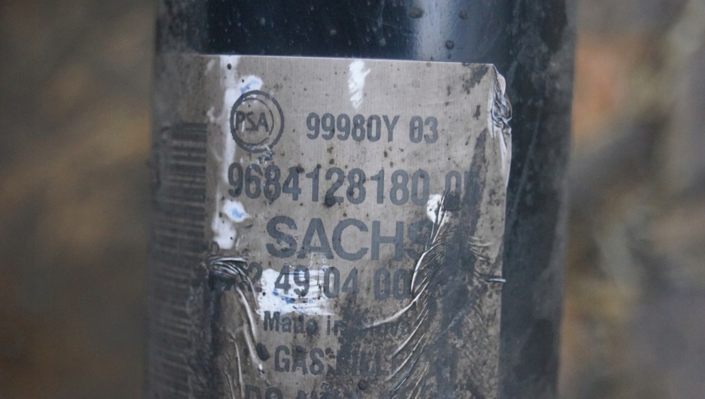 фото №8, Поворотный кулак амортизатор правый перед peugeot partner iii 1.6 hdi