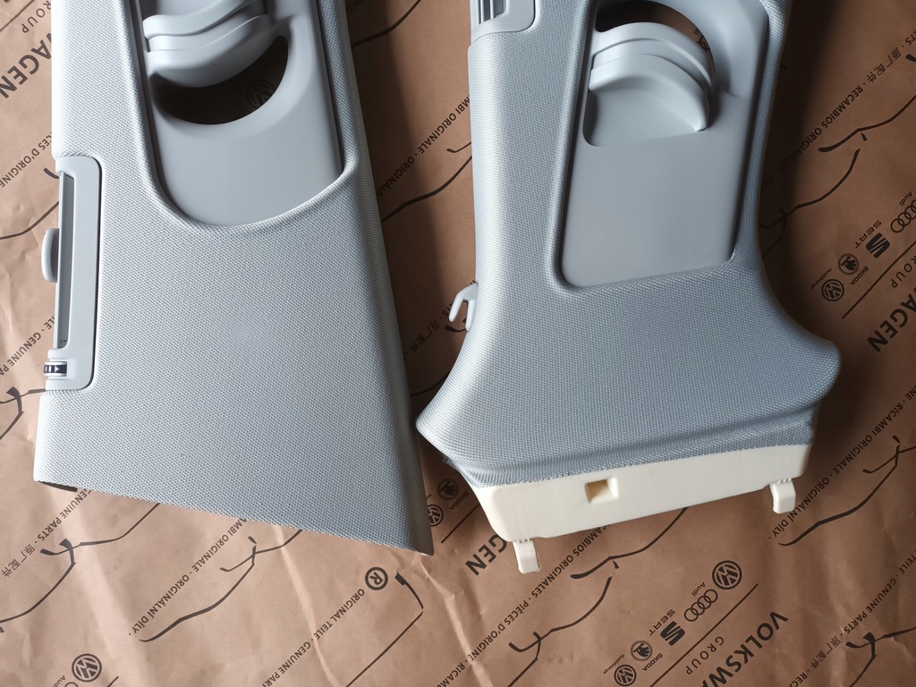 фото №6, Audi a6 c7 4g lift защита стойка правая левая 4g0867243a hf6 4g0867244a hf6