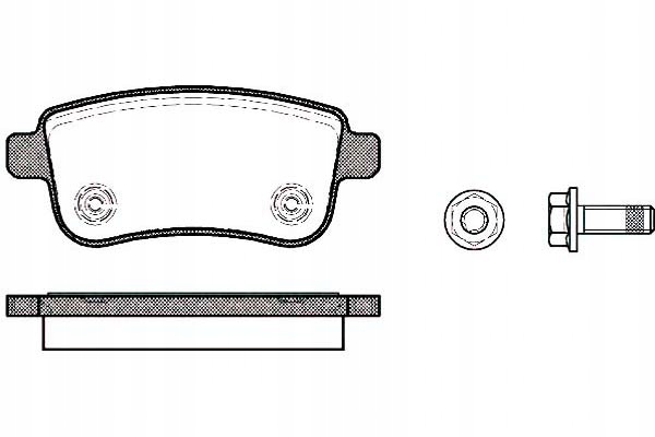 фото №2, Тормозные колодки тормозные renault fluence grand megane scen