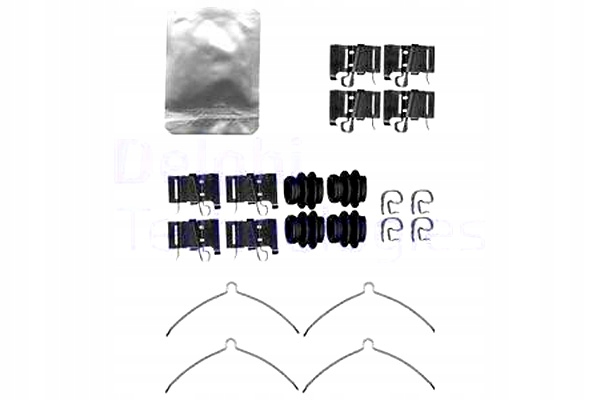 фото №1, Delphi lx0609 набір аксесуари, гальмівні колодки гальмівні