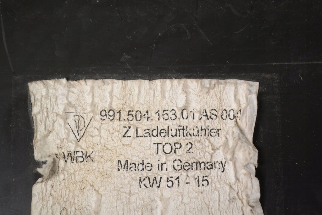 фото №7, Porsche 911 991 2015 часть трубы впуска воздуха