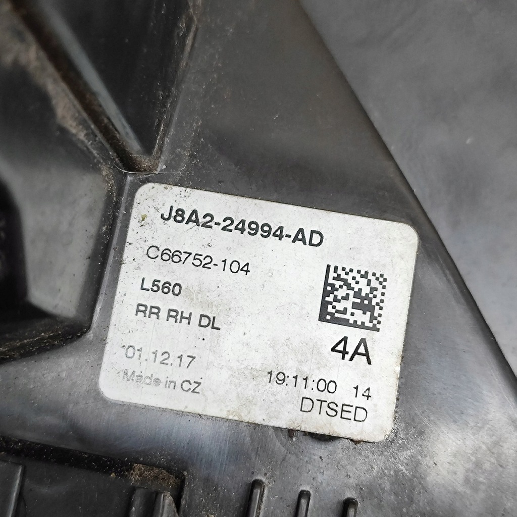 фото №6, Land rover range rover velar 2018 правая сторона замок дверь задних