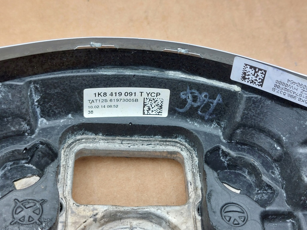 фото №13, Воздуховод кожа простроченная срезанная vw scirocco iii golf vi gti 1k8419091t