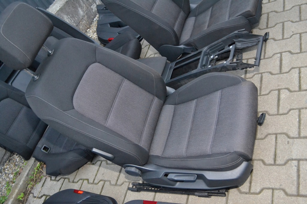 фото №7, Vw passat b8 kombi сидіння заднє сидіння обшивки тунель комплект набір ergocomfort