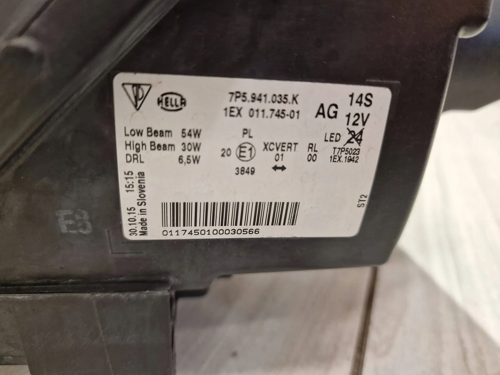 фото №10, Porsche cayenne 7p5 lift лампа передняя левая full led левый лампы передние