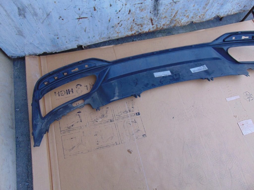 фото №14, Накладка бампера задня audi a4 b9 lift 8w0807521t