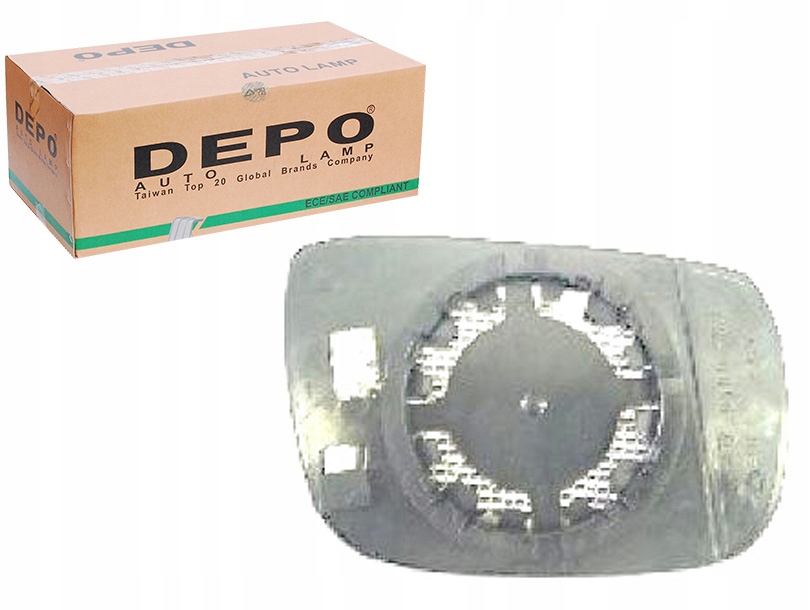 фото №1, Стекло зеркало pr opel agila 00-07 depo