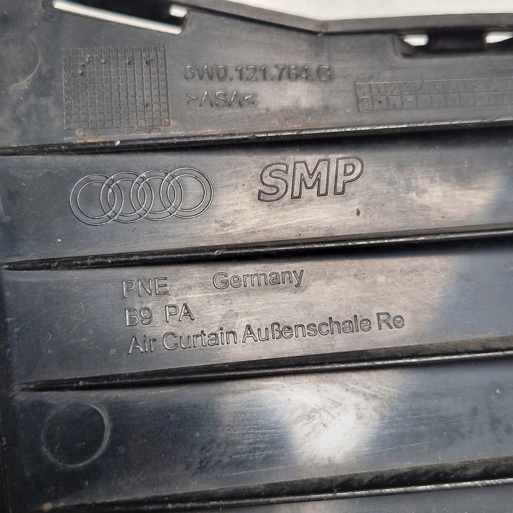 фото №8, Воздуховод впуск воздуха audi a4 b9 lift s-line 19-24r правая 8w0121764g