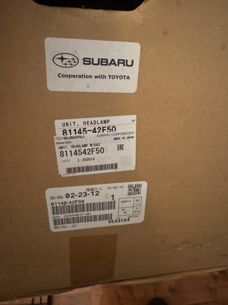 Subaru solterra лампа передняя левая full led версия европа Недорого